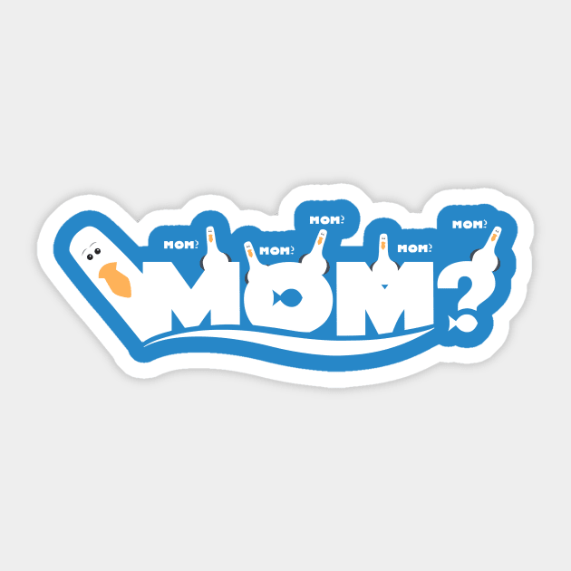 Mom? Sticker by erinpriest